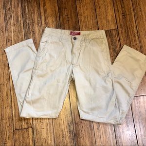 Arizona men’s khaki chinos size 32x34